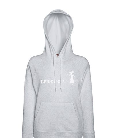 Lady-Fit Lightweight Hooded Sweat